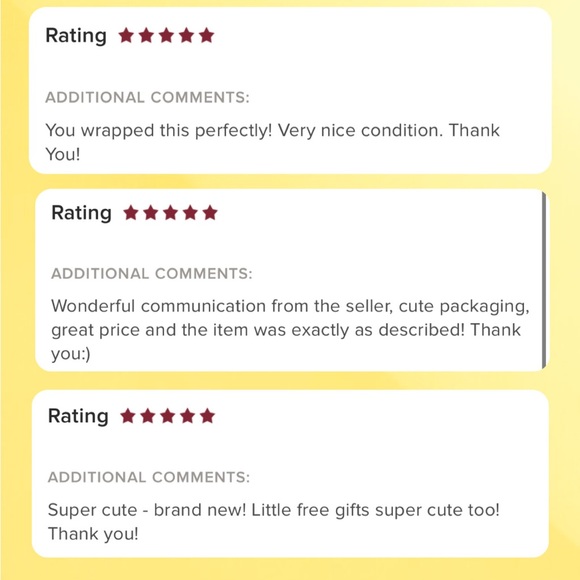 📦 + 💖 + free gifts w every order = 5 star rating Posh Ambassador! - Picture 2 of 5